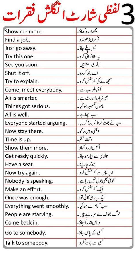 Daily Use Words In English To Urdu, English Sentences For Daily Use In School, English Urdu Vocabulary, Basic English Sentences For Beginners, English Sentences For Daily Use, Short English Sentences, Learning Urdu, Hindi Sentences, Daily English Words