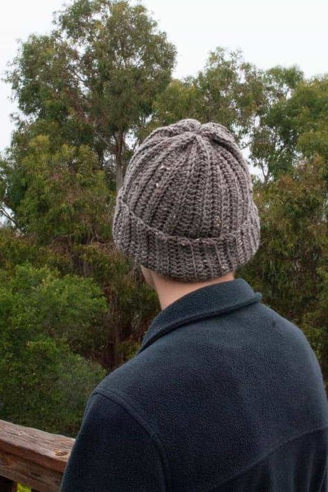 Mens Crochet Beanie Pattern, Crochet Beanie Free Pattern, Mens Hat Pattern, Charity Crochet, Mens Crochet, Mens Crochet Beanie, Crochet Supplies, Crochet Beanie Pattern, Crochet Clothing