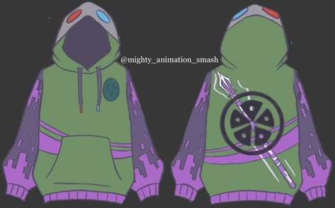 Rottmnt Hoodie Design, Rottmnt Crochet, Rottmnt Clothes, Tmnt Inspired Outfits, Rottmnt Merch, Rottmnt Fashion, Tmnt Clothes, Tmnt Hoodie, Tmnt Characters