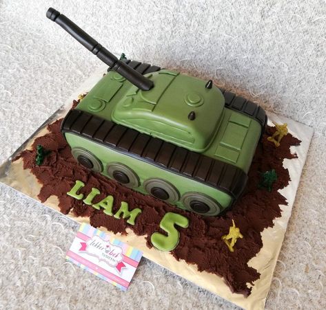 Army Tank Cakes For Boys, Army Tank Birthday Cake, Tank Cakes For Boys, Army Tank Cake, Army Birthday Cakes, Tank Cake, Army Cake, Army Birthday Parties, Military Cake