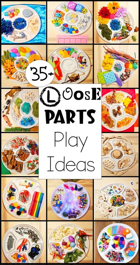 35+ Easy Loose Parts Play Ideas - Play Learn Inspire Loose Parts Play Ideas, Loose Part, Loose Parts Play, Classroom Centers, First Day Of School Activities, Activities For Boys, Make Learning Fun, Creative Arts And Crafts, Loose Parts