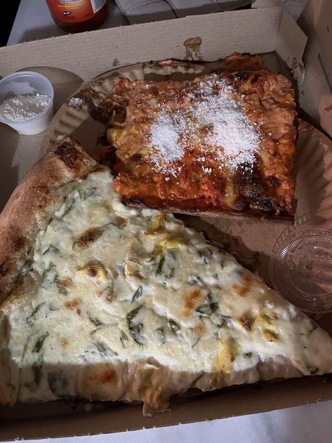 MUST try Artichoke Basille's Pizza in NYC Artichoke Pizza Nyc, Pizza In Nyc, Artichoke Pizza, Artichoke, Lasagna, Pizza, Restaurant, Ethnic Recipes, Lasagne