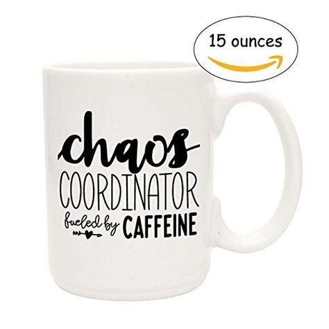 Coworker Humor, Coworkers Birthday, Coworker Birthday Gifts, Coffee Mug Quotes, Blue Coffee Mugs, Chaos Coordinator, Funny Coffee Mug, Mom And Sister, Fun Gifts