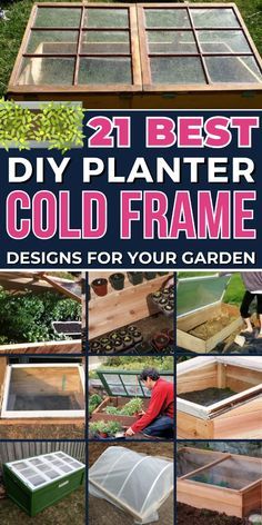 Protect your plants from the cold with these functional and easy DIY cold frames. Budget Greenhouse Diy, Cold Frames From Old Windows, Cold Frame Ideas, Diy Cold Frame, Dyi Garden, Cold Frame Plans, Gardening Knowledge, Garden Ideas Budget Backyard, Passive Solar Greenhouse