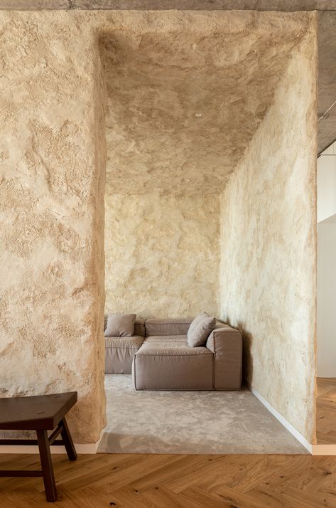 Gallery of Mazanka Apartment / Makhno Studio - 15 Sergey Makhno, Minimalist Living Room Design, Timeless Interiors, House Studio, Eco House, Minimalist Living, House Built, A Living Room, Stone House