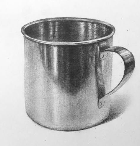 Pencil Still Life, Still Life Pencil Shading, Simple Art Drawings Sketches, Simple Art Drawings, Still Life Sketch, Simple Drawing Ideas, Sketch Simple, Metal Drawing, Candle Drawing