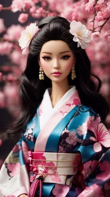 Barbie Fantasy Land on Instagram: "The most beautiful Japanese Barbie doll 💗💗💗 #japanesebarbie" Japanese Barbie, Barbie Miss, Barbie Collector Dolls, Barbie Doll Clothing Patterns, Fantasy Land, Doll Diy Crafts, Realistic Dolls, Asian Doll, Beautiful Barbie Dolls