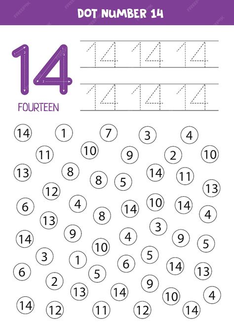 Premium Vector | Find and dot number fourteen. Learning number 14 with kids. Educational worksheet. Shape Worksheets For Preschool, Dot Worksheets, Education Icon, Shapes Worksheets, Worksheets For Preschool, Numbers Preschool, Letter Q, Learning Management System, Educational Worksheets