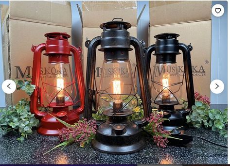 Tavern Decor, Electric Lantern, Table Lantern, Museum Ideas, Barn Lights, Table Lanterns, Old Lanterns, Lamp Lantern, Rustic Table Lamps