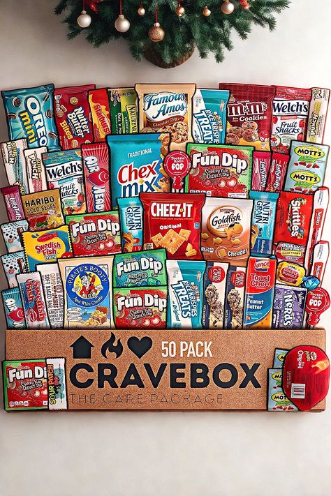 CRAVEBOX Snack Box (50 Count) Halloween Variety Pack Gift Care Package Basket Adult Kid Guy Girl Women Men Birthday College Student Office Back to School Subscription Box Ideas, Fun Dip, Men Birthday, Student Office, Snack Box, Mixed Fruit, Fruit Snacks, Man Birthday, Variety Pack