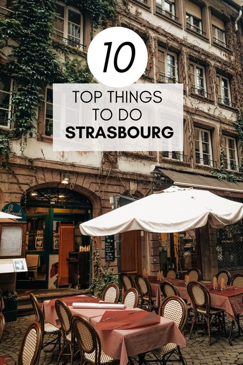 Are you planning on visiting Strasbourg during your trip to France and you want to make sure you cover all the best spots? Then indeed you have come to the right place! In order to help you plan your visit, I have interviewed the local expert Adrien Anne (@travelwithadrien), a true Strasbourg lover who knows the best spots all over the city to get you covered! Strasburg France, Xmas Market, Strasbourg Cathedral, Rhine River Cruise, European Road Trip, Trip To France, Viking Cruises Rivers, Christmas In Europe, Tours France