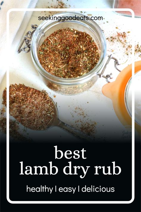 Lamb Rub Dry, Lamb Dry Rub Recipe, Lamb Spices, Lamb Seasoning Recipe, Lamb Leg Steak Recipes, Lamb Seasoning, Lamb Rub Recipe, Lamb Steak Recipes, Smoked Lamb