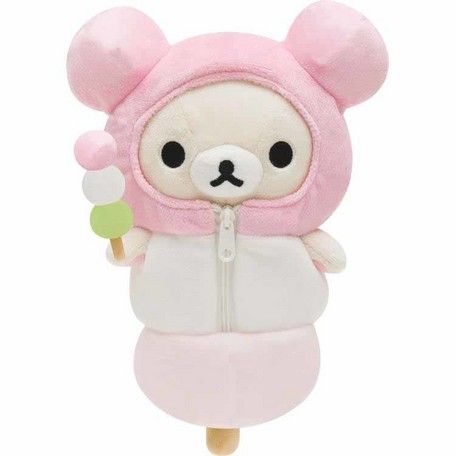 Rilakkuma Tea Shop Korilakkuma 3 Color Dango Sleeping Bag Rilakkuma, Japan, Tea, Best Deals, Pink