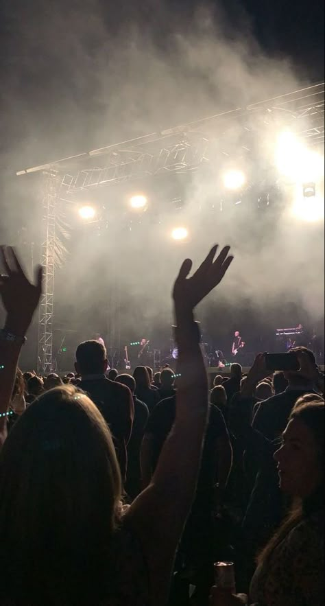 aesthetic concert pic with white lights and hands in air Fake Konser, Konser Story, Restaurant Interior Design, Restaurant Interior, Fake Story, Photo Inspo, Vision Board, My Life, Festival