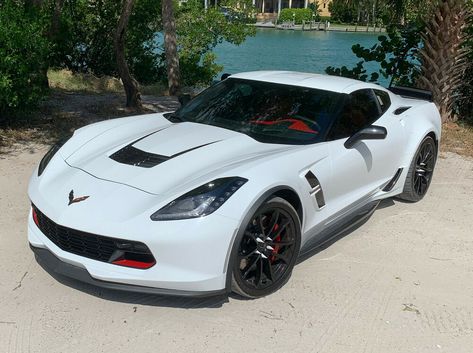 2018 Chevrolet Corvette 2lt Arctic White With Adrenaline Red & Black Interior, 1 Owner Price : $ 67,000 Category : Corvette Condition : Used Location: 342**, Venice,FL,USA Visit listing » 2018 Corvette, White Corvette, Corvette Grand Sport, Venice Florida, Corvette For Sale, Automatic Cars, Sport Performance, Super Sport, Car Manufacturers