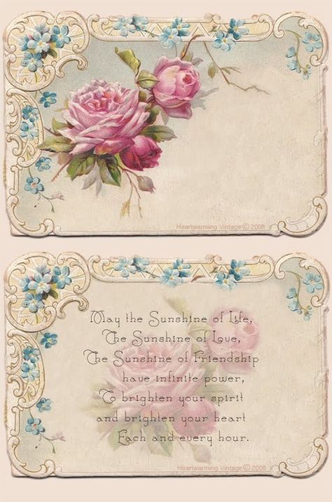 ♥♥ Spring Printables Free, Etiquette Vintage, Pretty Printables, Spring Printables, Free Vintage Printables, Decoupage Vintage, Images Vintage, Vintage Diy, Junk Journaling