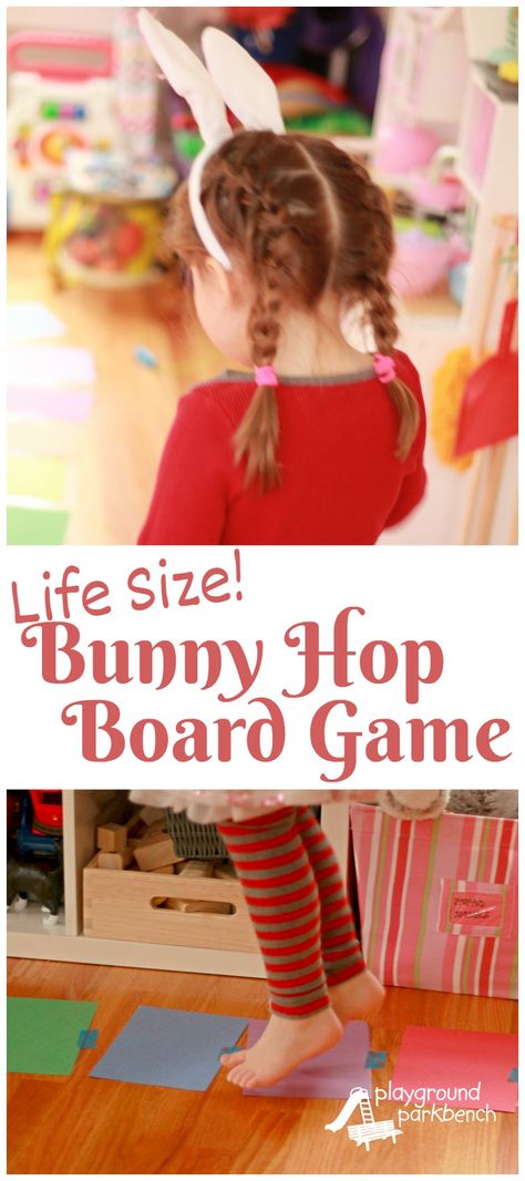 Life-Size Bunny Hop Board Game Party Games Indoor, Games For Kids Indoor, Games Indoor, Easter Games For Kids, Easter Party Games, Trendy Easter, Spring Games, Easter Preschool, Easter Activities For Kids