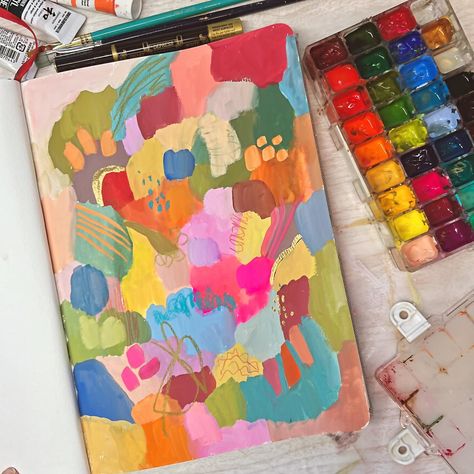 Some freestyle creating in the sketchbook with my airtight palette filled with yummy gouache.🥰 The supply links for everything I use are on my website under the Supplies tab, I have an Amazon store and a Blick Art Supply List! 🎨 Gouache Palette, Suzanne Allard, Online Painting Classes, Art Supplies List, The Sketchbook, Painting Classes, Gouache Art, Art Supply, Supply List