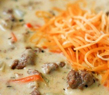 Cheese Burger Soup, Deer Burger Recipes, Burger Soup, Cheeseburger Soup Crockpot, Cooking Venison Steaks, Ground Venison Recipes, Beef Tips And Rice, Crockpot Meat, Elk Recipes