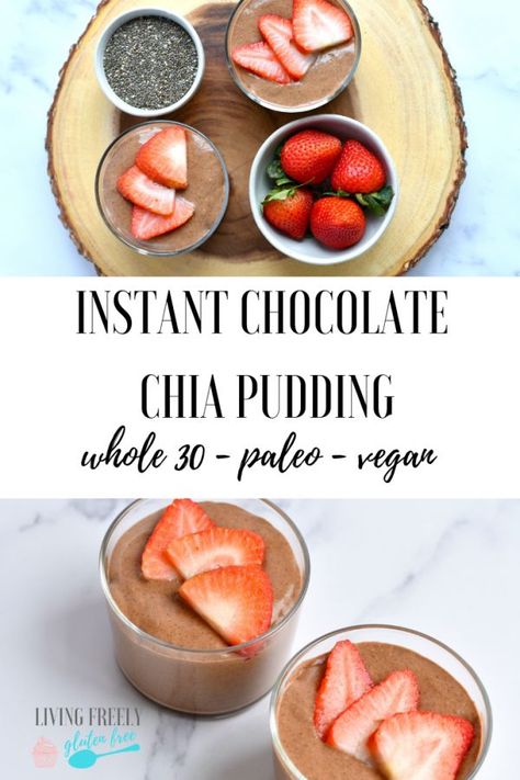 Egg Free Whole 30, While 30 Snacks Easy, Chia Seed Pudding Whole 30, Whole 30 Fruit Desserts, Whole30 Snacks Easy, Whole 30 Treats Desserts, Whole 30 Snacks For Kids, Whole 30 For Kids, Whole 30 On The Go