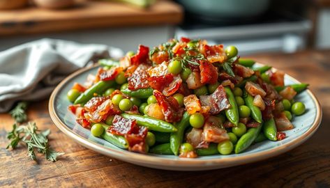 🥓 Easy Peas and Pancetta Recipe in Under 20 Minutes 🥓
This simple yet elegant dish combines sweet peas with crispy pancetta for a burst of savory goodness. Ready in just 20 minutes, it's the perfect side dish or light meal.
🌟 #PeasAndPancetta #QuickMeals #Under20Minutes Peas And Pancetta, Pancetta Recipes, Crispy Pancetta, Pancetta Pasta, Gluten Free Snacks, Sweet Peas, Dessert Appetizers, Frozen Peas, Perfect Side Dish