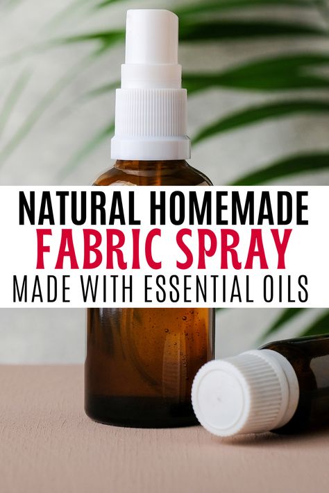 Don't let odors linger on your fabrics any longer! Make your own DIY fabric refresher spray with this helpful post. Discover a simple recipe using common household ingredients that will eliminate odors and leave your fabrics smelling clean and fresh. Say goodbye to synthetic sprays and embrace this natural alternative for a healthier home environment Diy Fabric Refresher Spray, Natural Fabric Refresher, Homemade Fabric Spray, Fabric Refresher Spray, Laundry Detergent Recipe, Homemade Essential Oils, Fabric Refresher, Diy Cleaning Products Recipes, Homemade Cleaners