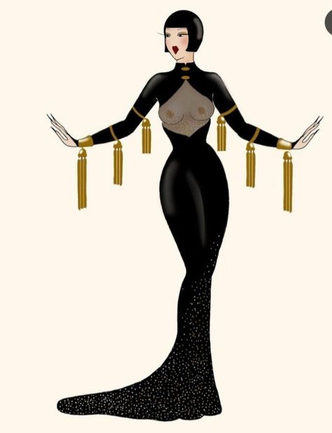 Burlesque Outfit, 1920 Dress, Drag Queen Outfits, Vintage Burlesque, Burlesque Costumes, 1920 Fashion, Runway Fashion Couture, Art Deco Poster, Deco Poster