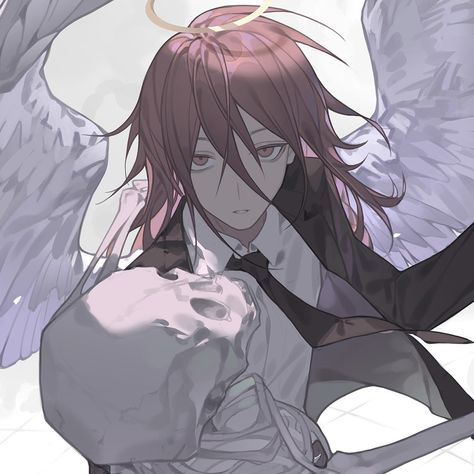 Man Angel, Angel Manga, Angel Demon, Angel Devil, Pandora Hearts, Man Wallpaper, 5 Anime, Angel And Devil, Angels And Demons