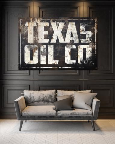 Shop Walls of Wisdom Home Decor, for wall art that makes a statement. Industrial Frames Wall Art, Texas Office Decor, Texas Theme Bedroom, Masculine Art Prints, Masculine Decor Bedroom, Texas Farmhouse Interiors, Oilfield Decor, Male Decor Ideas, Modern Industrial Farmhouse Living Room