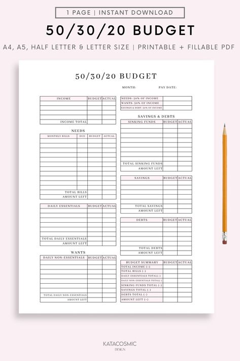 50/30/20 Budget Planner Template | Monthly Budget Sheet | Money Management Printable | Budget Ove... plannerminimalista #viraldigitalplanner #freemenuplanner #planneraesthetic 50/30/20 Budget Free Printable, Budget Planner 50/30/20, 50/30/20 Budget Planner, Yearly Budget Planner, 50 30 20 Budget Worksheet, 50 30 20 Budget Template, 50 20 30 Budget, Printable Meal Planner Monthly, 50 30 20 Budget