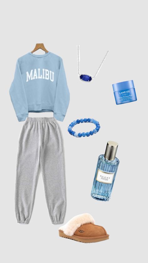 #comfy #blue #oufitinspo #sweatpants Outfits With Blue Sweatpants, Blue Sweatpants, Cute Everyday Outfits, Cute Simple Outfits, Simple Outfits, Your Aesthetic, Connect With People, Creative Energy, Everyday Outfits