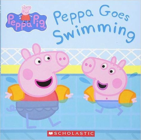 Peppa Goes Swimming (Peppa Pig): Scholastic, Eone: 9780545834919: Amazon.com: Books Pig Swimming, Peppa Pig Swimming, Peppa Pig Books, Peppa And George, Peppa Pig Teddy, Swimming Pigs, Ladybird Books, Penguin Books, Peppa Pig