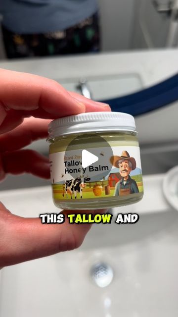 @basedsupplies on Instagram: "There are endless benefits when it comes to using Tallow & Honey Balm on your skin. Thank you for sharing your experience using it @jamesjoffe_" Tallow And Honey Face Cream, Tallow And Shea Butter Balm, Tallow Shampoo, Tallow And Honey Balm, Beef Tallow Lotion, Honey, Thank You, The Balm, Things To Come