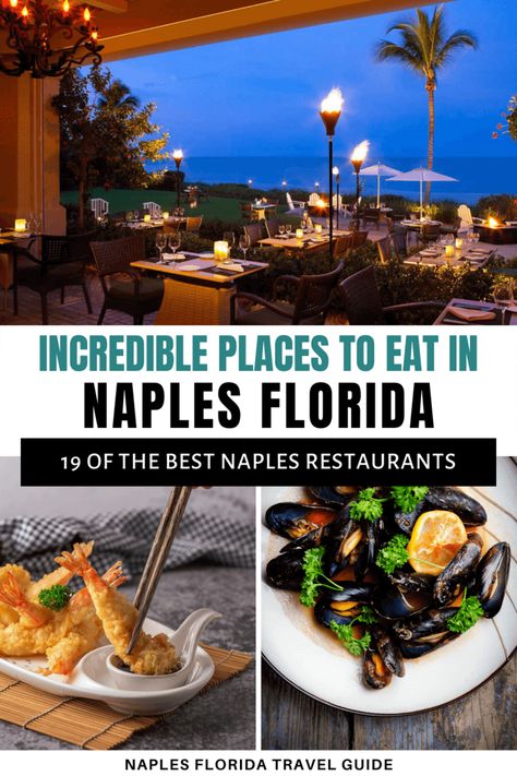 These 19 Best Restaurants in Naples Are All That and More Marco Island Restaurants, Florida Naples, Things To Do In Naples, Essential List, Beaches In Florida, Florida Travel Destinations, Florida Everglades, Naples Beach, Marco Island Florida