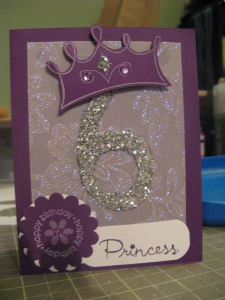 My daughter is turning 6 at the end of the month and she is having a princess themed party and thought this was very fit for my princess!!! Diy Birthday Card For Daughter, Princess Birthday Card, Princess Cards, Birthday Card For Daughter, Princess Card, Princess Crafts, Disney Cards, Princess Theme Party, Birthday Card Craft