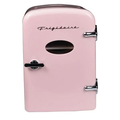 Pink Mini Fridge, Retro Mini Fridge, Skincare Fridge, Portable Mini Fridge, Color Refrigerator, Retro Fridge, Beverage Refrigerator, Mini Fridges, Compact Refrigerator