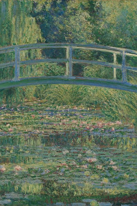 art painting Claude monet waterlilies impressionism Water Lilies And Japanese Bridge, Water Lily Pond Monet, The National Gallery London, Japanese Bridge, National Gallery London, Claude Monet Water Lilies, Lily Garden, Water Lily Pond, Monet Water Lilies