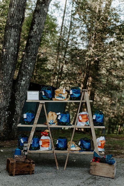 Camp Themed Corporate Event, Camp Activities For Adults, Adult Summer Camp Activities, Scout Camp Aesthetic, Adult Summer Camp Theme Party, Backpacking Wedding, Camp Theme Wedding, Summer Camp Decor, Zion Camping