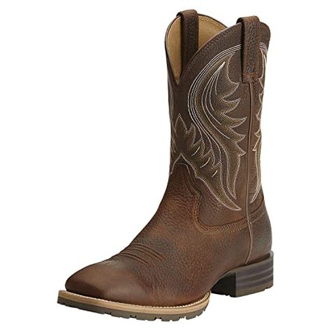 Gilded. By Alexa's Amazon Page Rugged Sports Boots With Reinforced Toe, Riding Work Boots With Reinforced Round Toe, Rugged Brown Sports Boots, Rugged Sports Boots With Rubber Sole, Western Boot, Cowboy Boot, Western Boots, Trailer, Cowboy