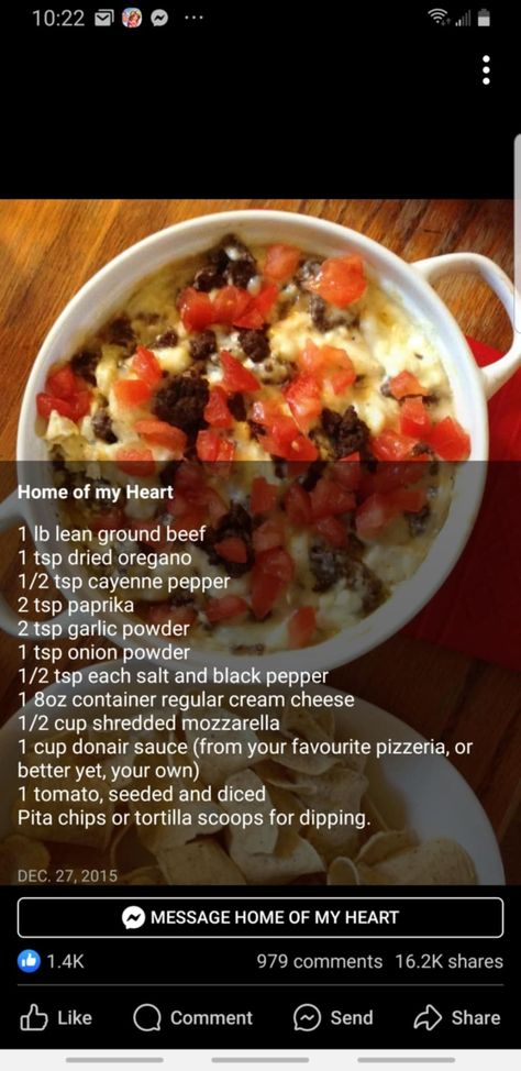 Kelly's Donair Dip Hali Donair Dip, Donair Dip Recipes, Donair Dip, Donair Sauce, Healthy Reciepes, Pita Chips, Christmas Appetizers, Shredded Mozzarella, Dip Recipes