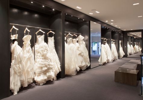 Sawyer Berson, Bridal Shop Interior, Bridal Shop Decor, Bridal Shop Ideas, Wedding Showroom, Bridal Boutique Interior, Vera Wang Bridal, Bridal Showroom, Fashion Showroom