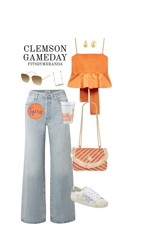 CLEMSON GAMEDAY // Shop the look on ltk // follow @fitsbymxranda on instagram & tiktok for daily fashion inspo 🤍 #outfitinspo #gamedayfit #gameday #gamedayoutfit #clemson Clemson Gameday, Shop The Look, Look On, Daily Fashion, Game Day, Fashion Inspo, On Instagram, Instagram