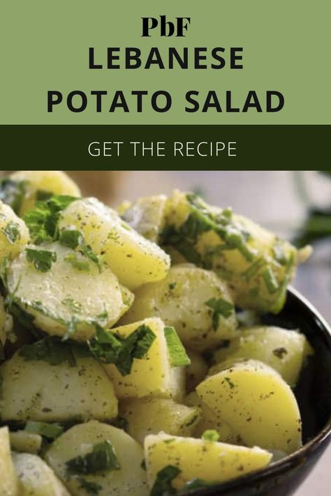 Arabic Potato Salad, Syrian Potato Salad, Middle Eastern Potato Salad, Serbian Potato Salad, Lebanese Potato Salad, Turkish Potato Salad, Mediterranean Potato Salad, Patato Salad, Vegan Lebanese