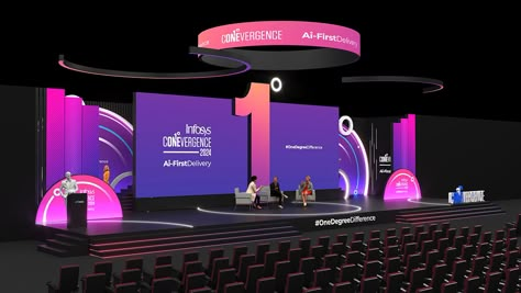 sharath cbs :: Behance Corporate Events Stage Set Design, Corporate Event Backdrop Design, Event Stage Design Backdrops, Stage Design Ideas Creative, 3d Stage Design, Corporate Event Stage, Creative Stage Design, Summit Stage, Exhibition Design Booth