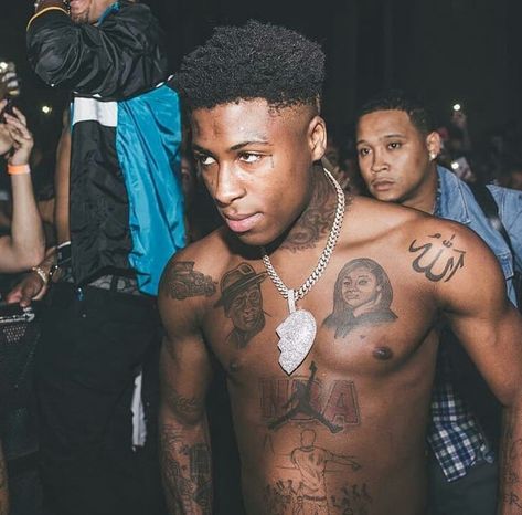 Elvis Tattoo, Nba Baby, Nba Youngboy, Best Rapper Alive, Chest Tattoo Men, Rap Wallpaper, Me And Bae, Face Tattoos, Boy Tattoos