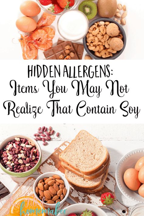 Do you have someone with a soy allergy in your house or maybe you're just trying to cut soy out? I had no idea soy was hidden in so many things so I wanted to share hidden allergens that you may not realize contain soy. #Allergies #Soy #soyprotein #allergens #allergyfriendly Soy Allergy, Baking Soda Uses, Makes You Beautiful, Natural Beauty Tips, Food Allergies, Soy Free, Best Ideas, Beauty Face, Nature Beauty