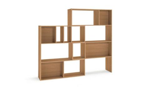 Buy Habitat Extendable Wide Shelving Unit - Oak | Bookcases and shelving | Habitat Shelving Unit Room Divider, Shelf Room Divider Ideas Wall Dividers, Scandinavian Room Divider, Room Separator Ideas Diy, Cool Shelving Ideas, Shelving Room Divider, Room Divider Bookshelf, Bookshelves Room, Living Room Storage Wall