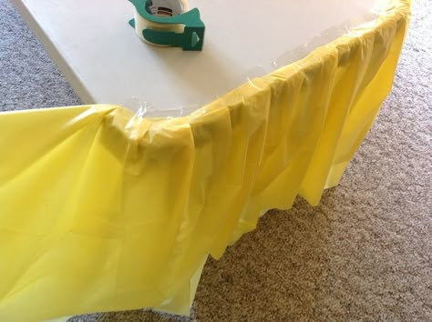 Decorating Tables, Deco Ballon, Mickey Mouse Clubhouse Party, Tafel Decor, Ideas Decoracion, Diy Event, Plastic Table, Party Table Cloth, Table Skirt