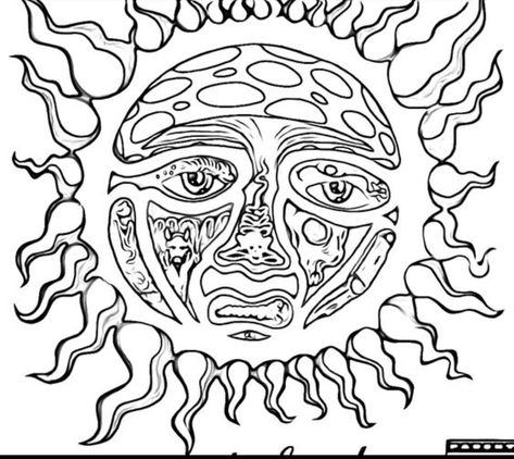 Sublime Drawing, Prison Tat, Sublime Sun, Adult Coloring Books Swear Words, Sun Drawing, Hand And Finger Tattoos, Tattoo Outline Drawing, Dope Tattoos For Women, Outline Drawing