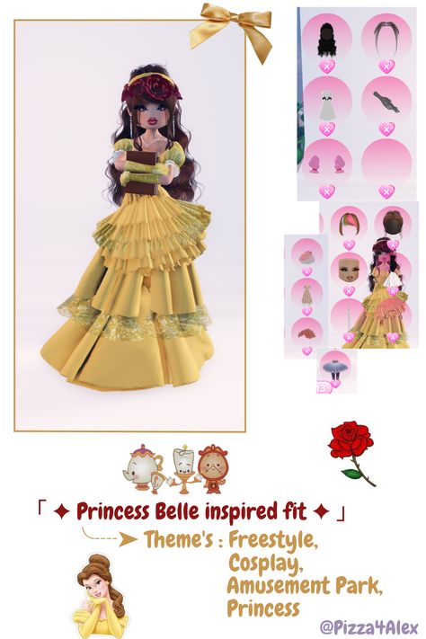 Di Amusement Park, Amuesment Park Dti, Dti Amusement Parks, Dti Disney Princess Outfit Theme, Disney Princess Dti Theme, Dti Theme Royalty, Amusement Park Dti Outfits, Dti Theme Amusement Park Outfit, Di Childhood Dream